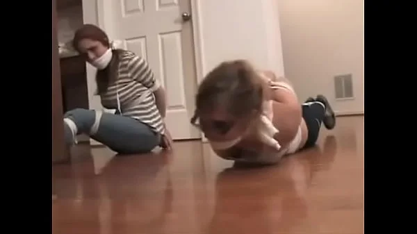 SeXy Babysitters Pixie (pXe Katie Powers) & Ashley Graham ALL Tied UP & GaGGeD!