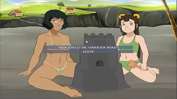 Four Elements Trainer Book 5 Love Part 15 - Korra and Jinora Double stuffed Creampie