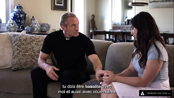 MODERN-DAY SINS - Big Dick Priest Takes Naive Teen's Anal Virginity! French Subtitles