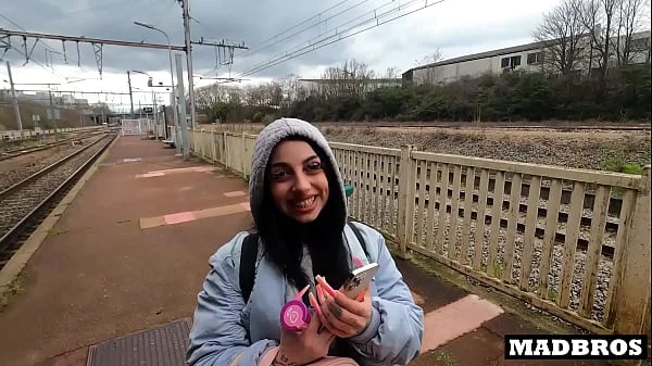 I fuck my chilean friend's good ass in a public train and at her place after seeing each other again