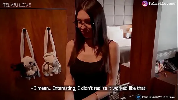 Hot brunette get massive cumshot