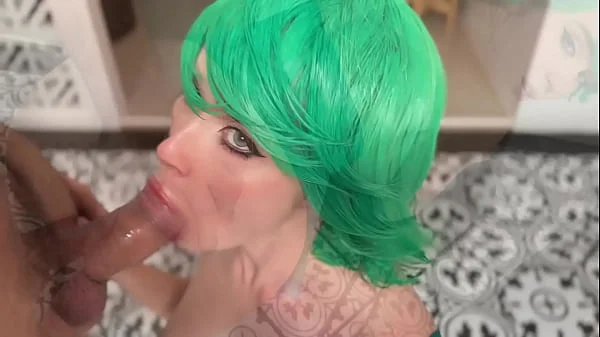 Tatsumaki from One Punch Man Got Hard Dick in Her Pussy and Throat POV