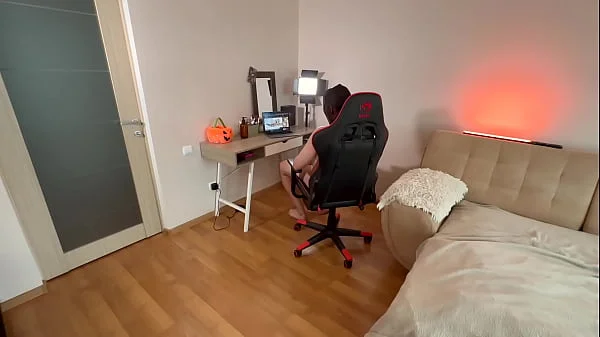 I saw my boyfriend masturbating and took matters into my own hands. The full video is available in my XVIDEO RED.