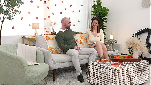 Big Tit Ellie Nova Serves Pussy For Thanksgiving Dessert