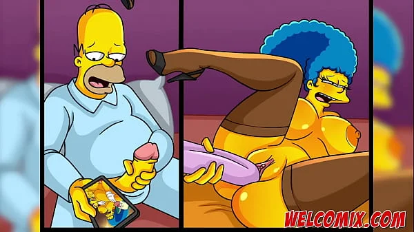 Christmas Present! Giving his wife as a gift to beggars! The Simptoons, Simpsons Hentai