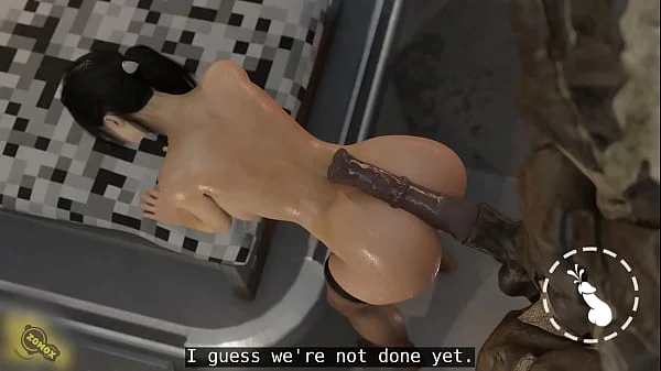 This size suits her ass.. 3d animation huge dick fucks bitch