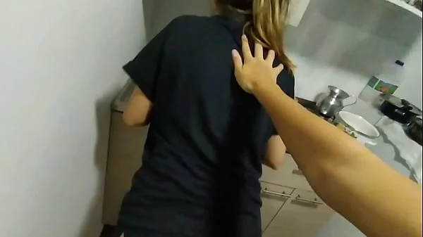 My sister-in-law seduces me with her short dress while my wife is out of home. I couldn't help but fuck her and cum in her pussy