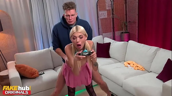 Free Use Mail Order E Girl with cute natural teen body plays video games and gets a creampie starring blonde Belgian babe Luna Wolf - FAKEhub