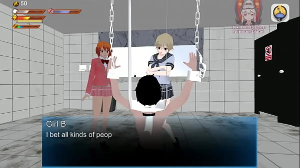 3D FEMDOM GAME: TOILET HUMILIATION DEGRADED AND CHAINED