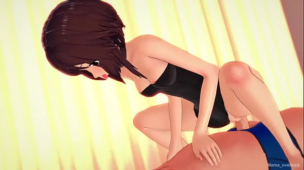 Megumin (konosuba) visita la enfermeria esta caliente y quiere quitarse la toalla para follar (Versión adulta) (hentai) (sin censura)