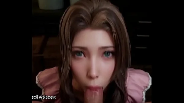 Final Fantasy 7 Aerith Deepthoreat Blowjob Uncensored Hentai AI Generated