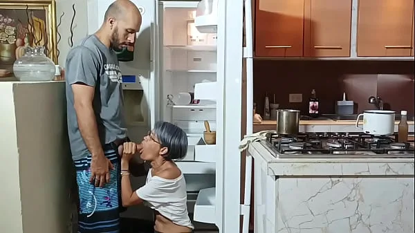 I enjoy when my husband is away and I behave like a big whore with my stepson.
