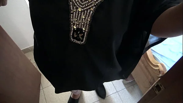 my muslim neighbor is a whore and today she pissed from her hairy pussy