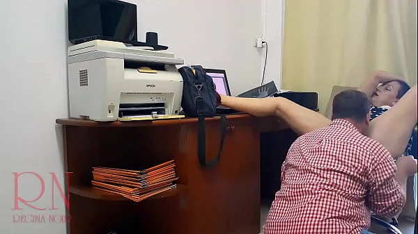Office domination, Femdom, Lady boss and employee Pussy lick Do you want to be my employee? Hidden camera in office C2