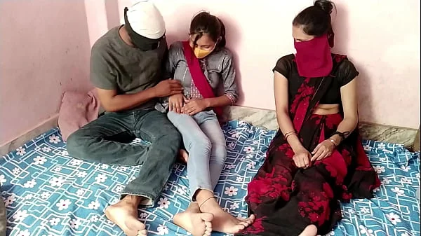 Fucked neighbor stepmom and girl together! desi threesome in hindi