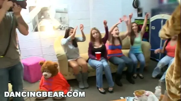 DANCING BEAR - What Happens When Male Strippers Invade A Dorm Room? Find Out!