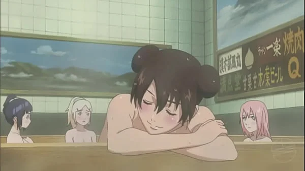 Naruto Girls bath scene [nude filter] 2