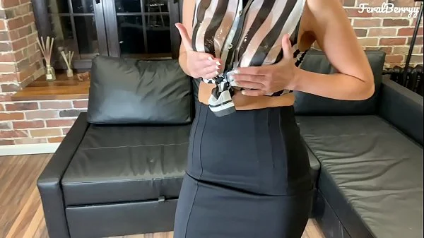 Playful Secretary FeralBerryy seduced her boss