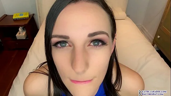 Clara Dee - Close Up Cum Begging and Cum in Mouth JOI