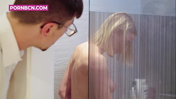 hard sex blonde stepsister fucking with her stepbrother big cock nerd Tommy Cabrio