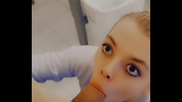 Sucking BBC of Walmart Manager in Bathroom of Walmart on my Break because I was Late