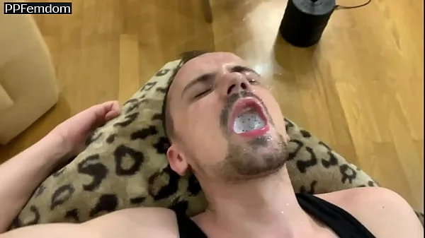 spitting porn