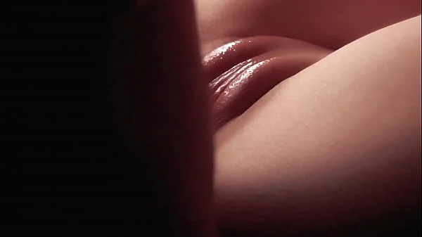 SLOW MOTION. Frictions are so gentle, like a dick kissing a pussy