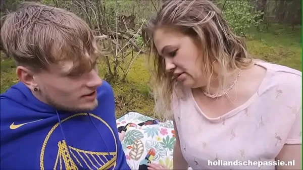 Dutch slut fucked in the woods