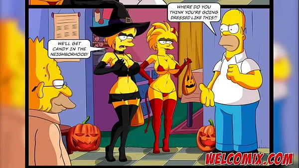 Halloween night with sex - The Simptoons