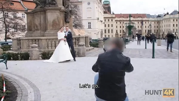 HUNT4K. For cash mature guy gets the opportunity to fuck pretty bride
