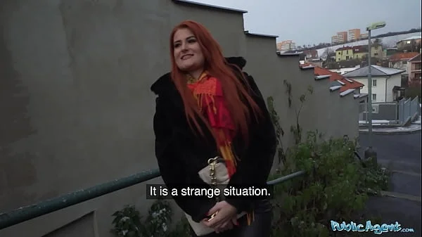 Public Agent Hot Redhead with a Fantastic Bubble Butt Fucked by a Stranger