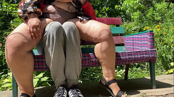 MILF gives me golden nectar in the park