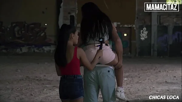 CHICAS LOCA - (Alexa Tomas, Ramon Nomar, Apolonia Lapiedra) - Hardcore Outdoor Threesome For Hot Brunette Babes