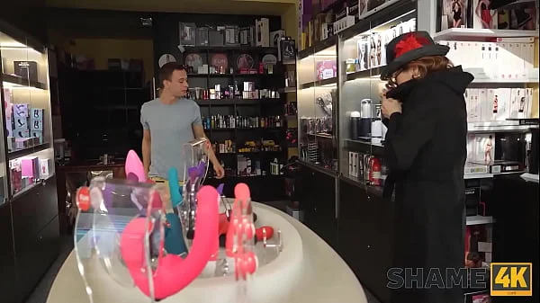 SHAME4K. Big Time Dildo Addict