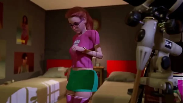 Two student girls got dicks - 3D Futanari